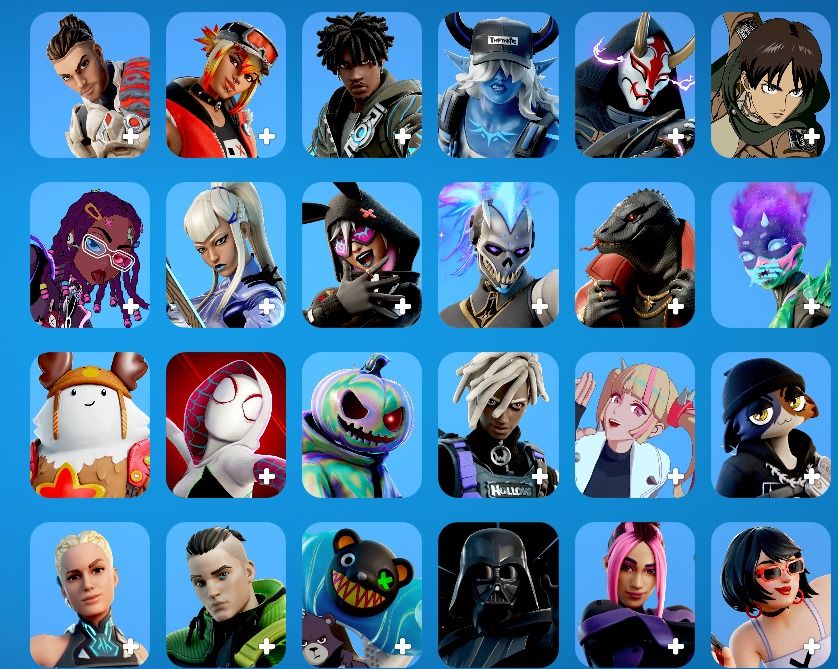 Conta Fortnite com 72 Skins, 1.250 V-Bucks e Mais de 10 Mil V-Bucks Gastos