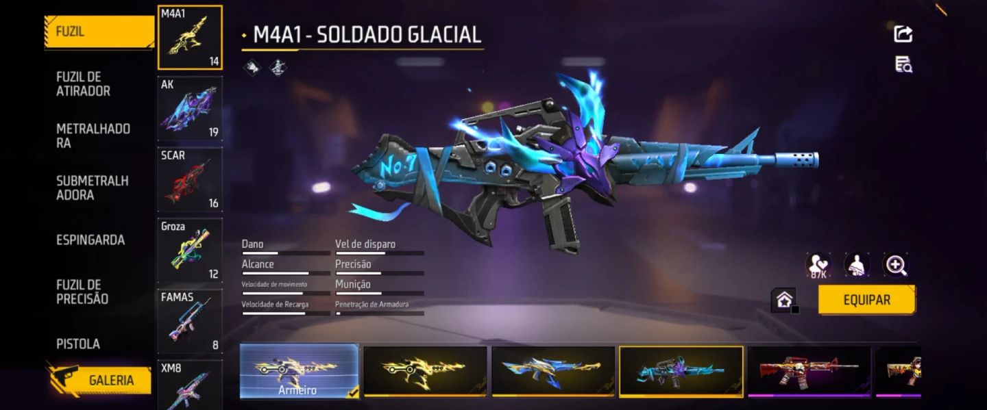 Conta de FF Full gemadinha