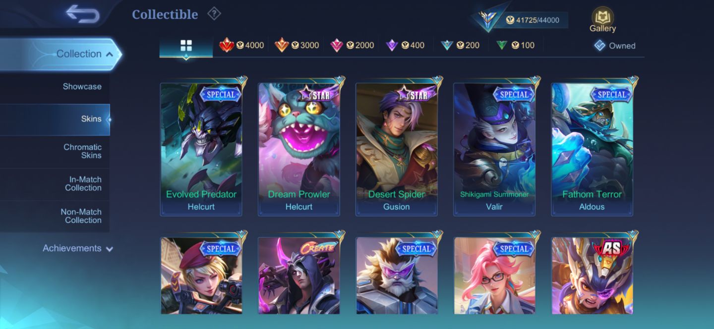Conta mobile legends