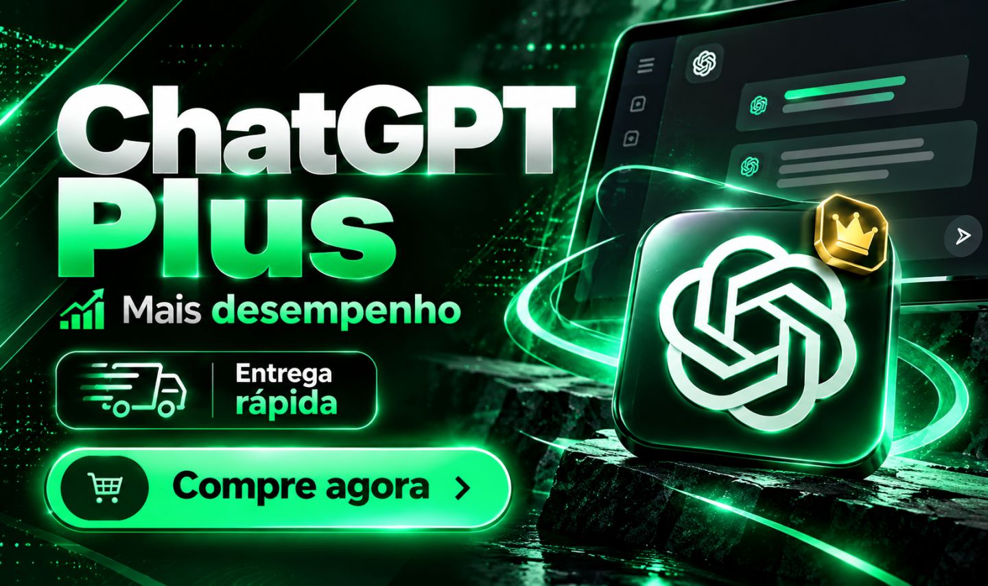 [ MELHOR PREÇO DA PLATAFORMA]CHAT GPT PLUS(CODEX) PRIVADO 30 DIAS!