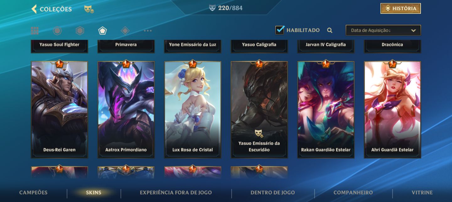 CONTA DE WILD RIFT COM YASUO CALIGRAFIA DE PRESTÍGIO!!!