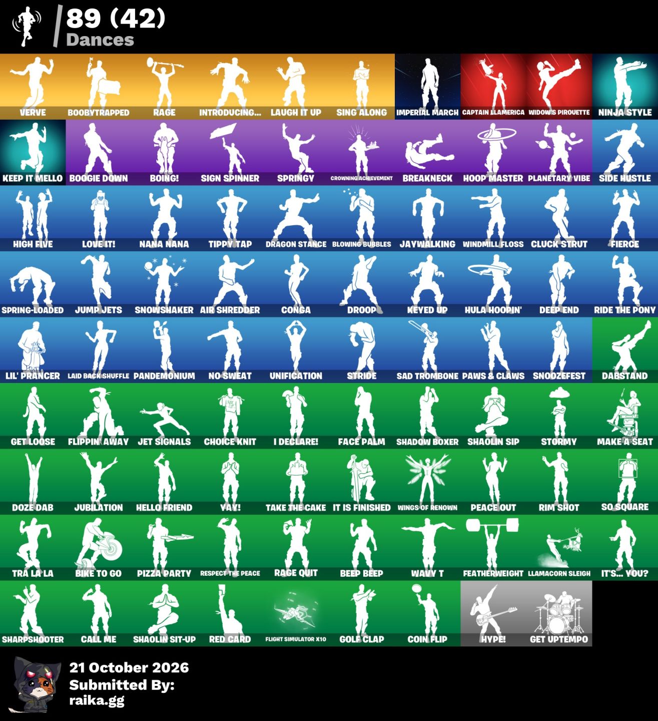Conta de Fortnite com 107 Skins + pode rir