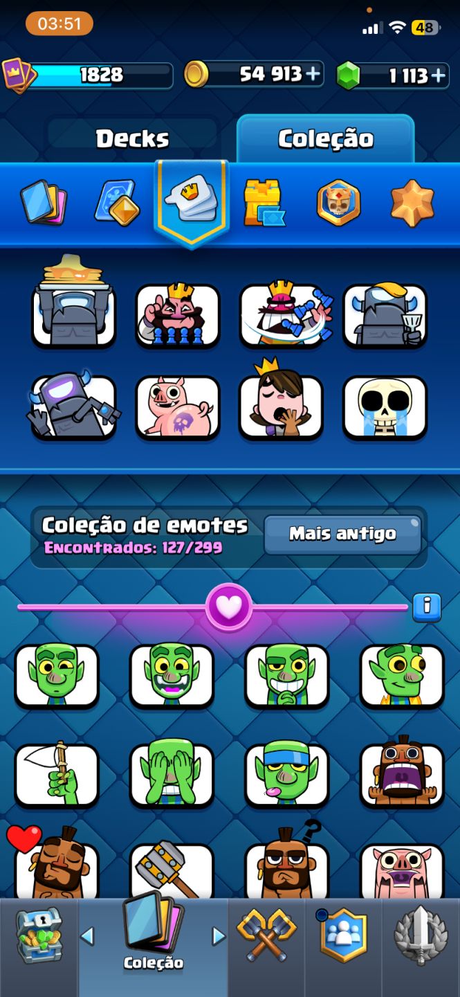 Conta Clash Royale 9 anos