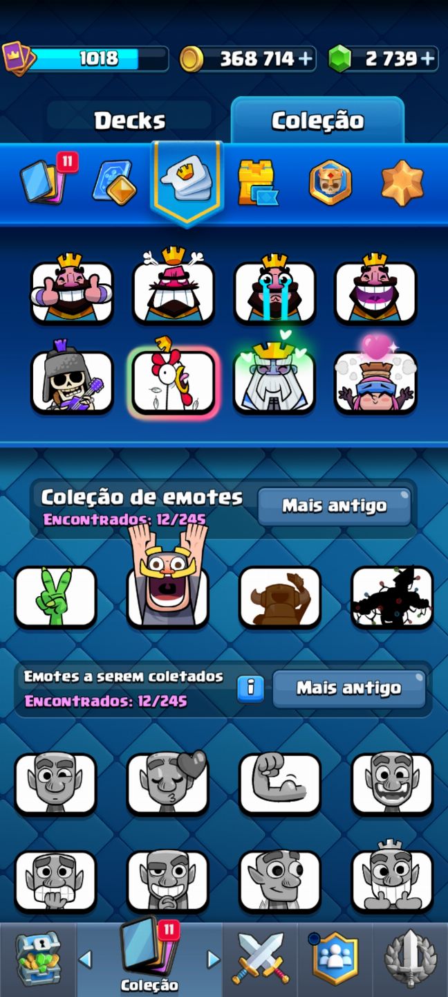 EMBLEMA 7 ANOS DE JOGO | 2.739 GEMAS | 6.526 TROFÉUS | Conta Clash Royale