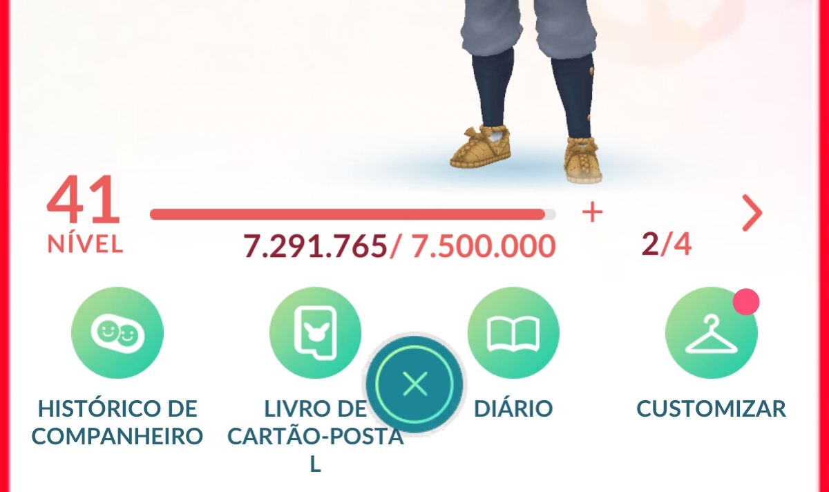 Conta de pokemon go de 2016