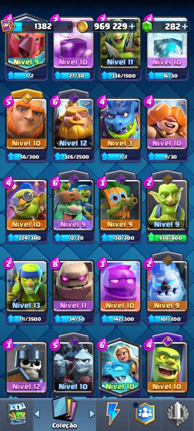 CONTA DE CLASH ROYALE 8,5K DE TROFEUS TOP!!!!!