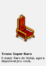 Raro Trono Real