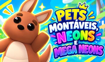 Pets Adoptme! MEGA NEONS, NEONS E MONTÁVEIS!