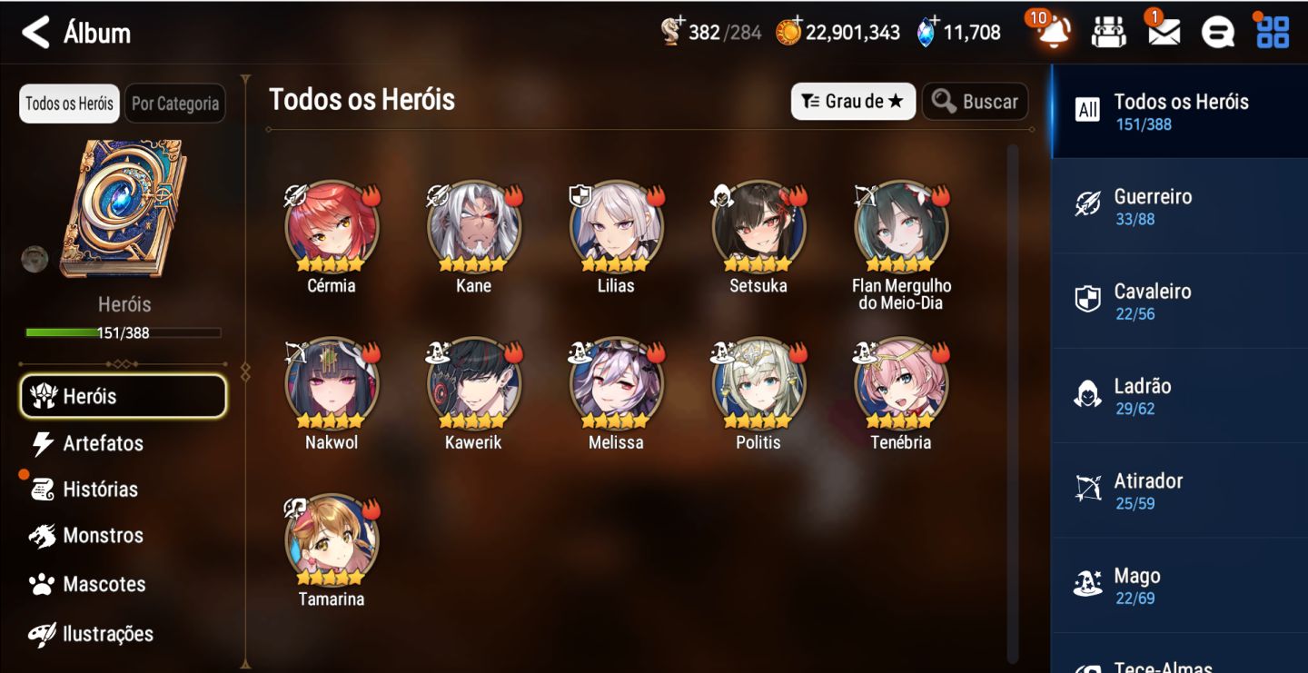 Conta Rank 50 Iniciante LISSETE+HARU/ARTEFATO