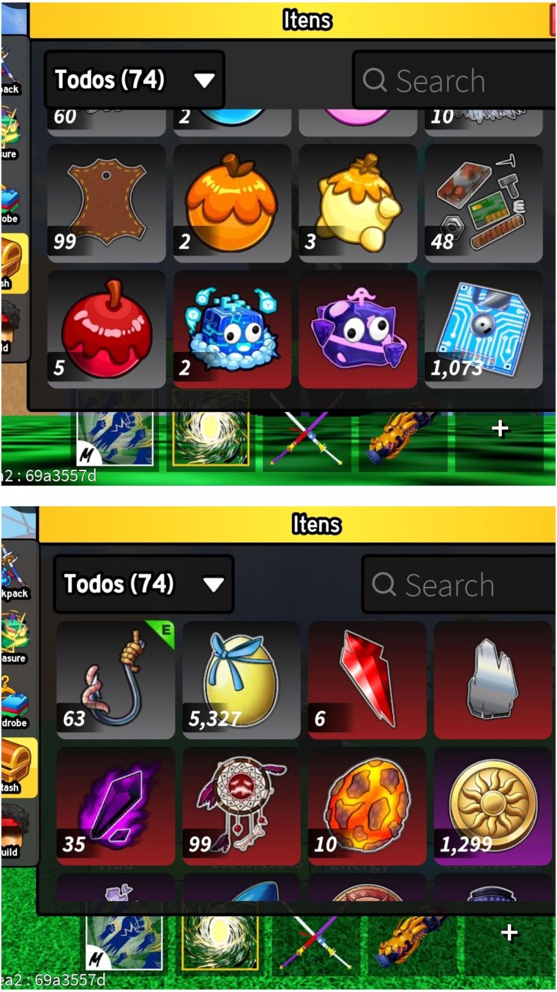 Conta Blox Fruits com 23 Perms, Todas Gamepasses, Todas V4 Full, 15 Storage