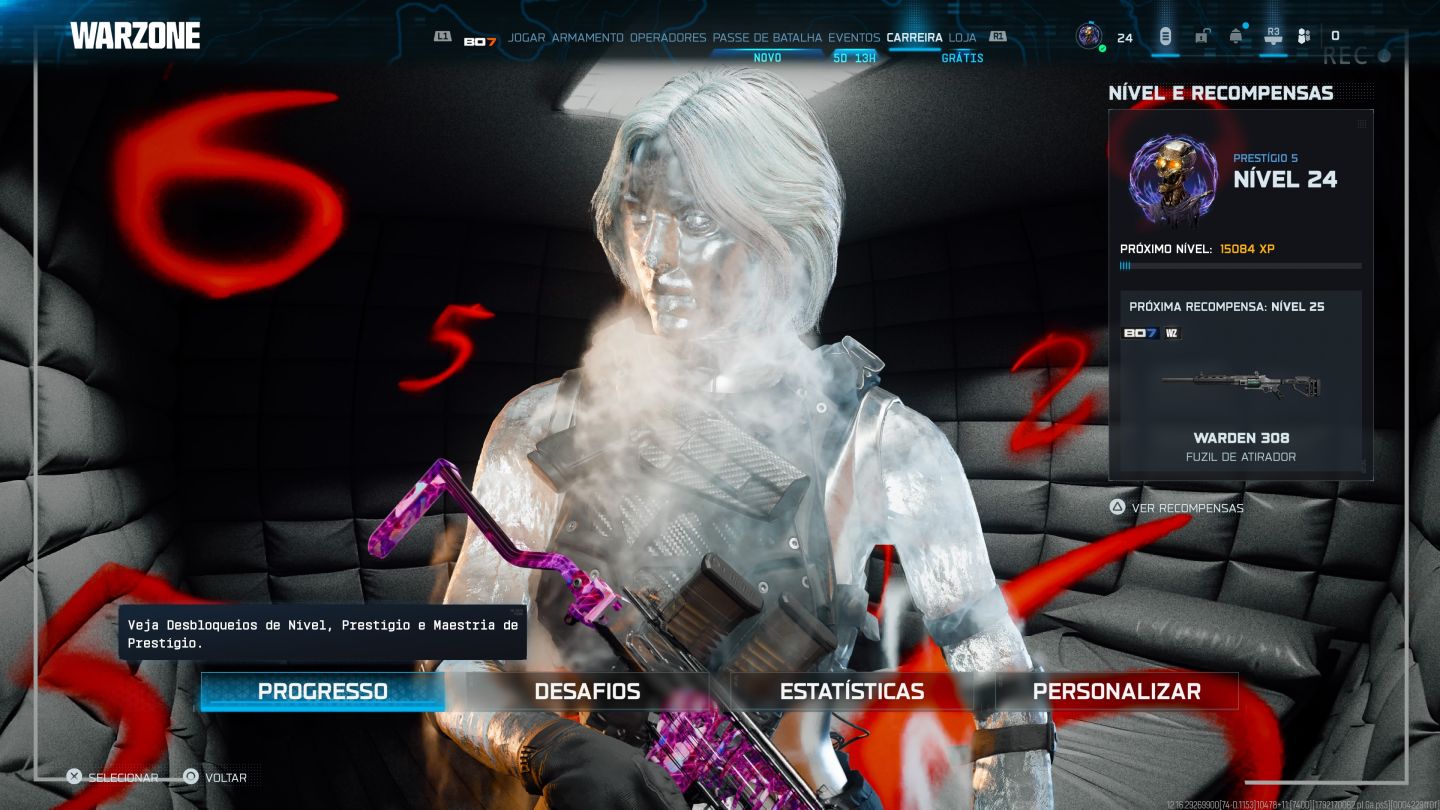 CONTA WARZONE INSANA
