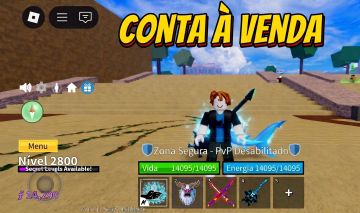 Conta avançada com raça v4 no Blox Fruits (valor negociável