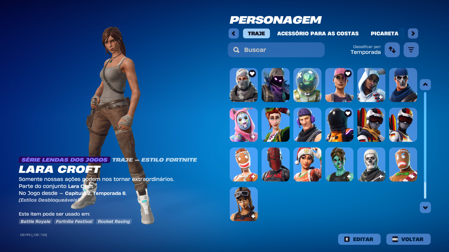 Conta OG Fortnite T4 Omega FULL
