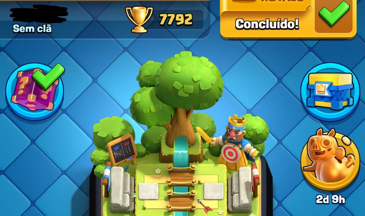 CONTA CLASH ROYALE | 7792 TROFÉUS | 278K DE GOLD | 830 GEMAS