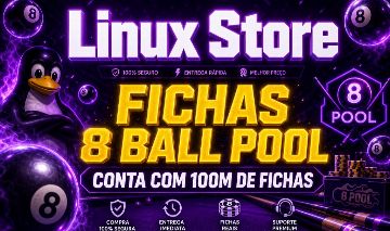 CONTA PREMIUM 8 BALL POOL 100 MILHÕES DE FICHAS!