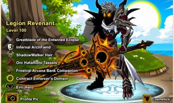 [AQW] CONTA END GAME/FULL HARD FARM/ ARMOR TAG 40%/ SW ECLIPSE / RARES / COM ACS