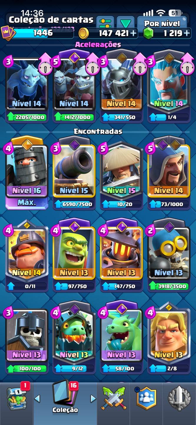 Promova Conta Clash Royale 9000 Troféus