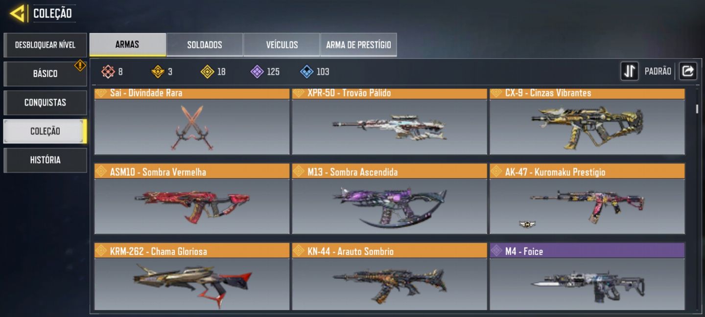 Conta Call of Duty Mobile Topp