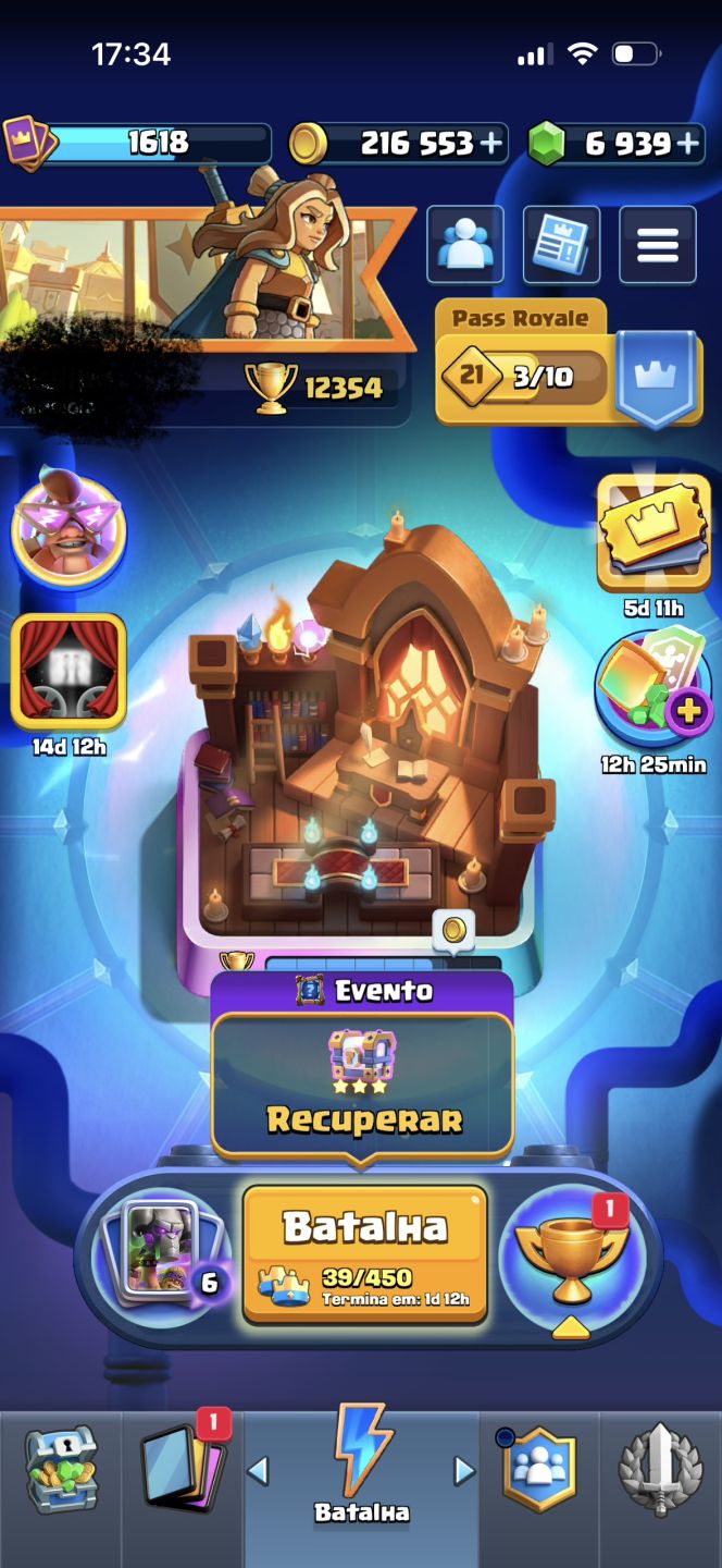 CONTA CLASH ROYALE