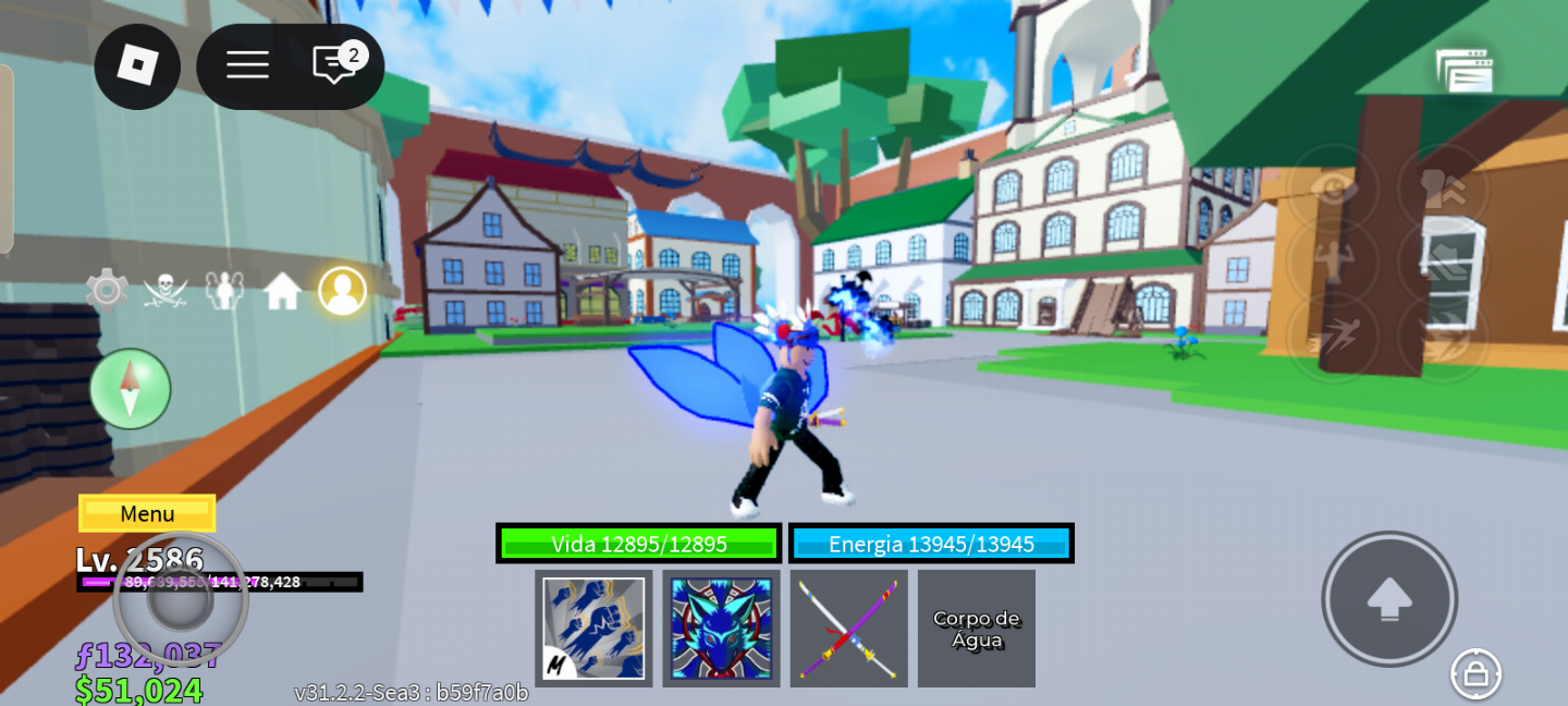 Conta Blox Fruits (LVL 2586)