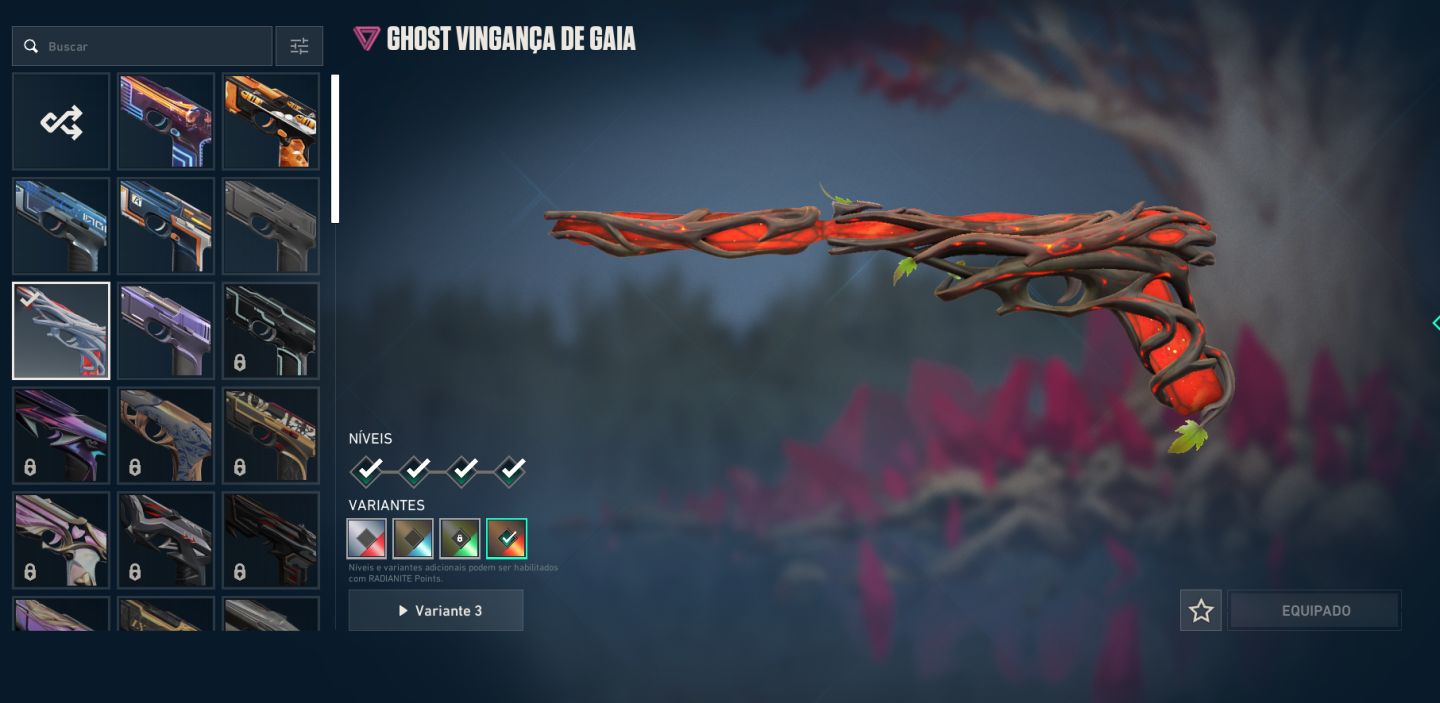 Conta VALORANT UNICO DONO DESDE A CRIACAO. R$1521,70 em skins - FULL TRANSFER