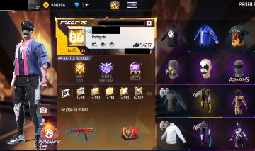 CONTA DE FREE FIRE RARA 1,2,3 PASSES + PRIME 8