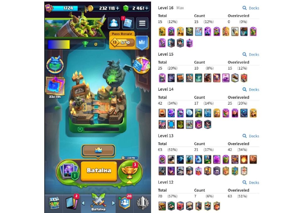 Conta RARISSIMA de CLASH ROYALE | 7 anos