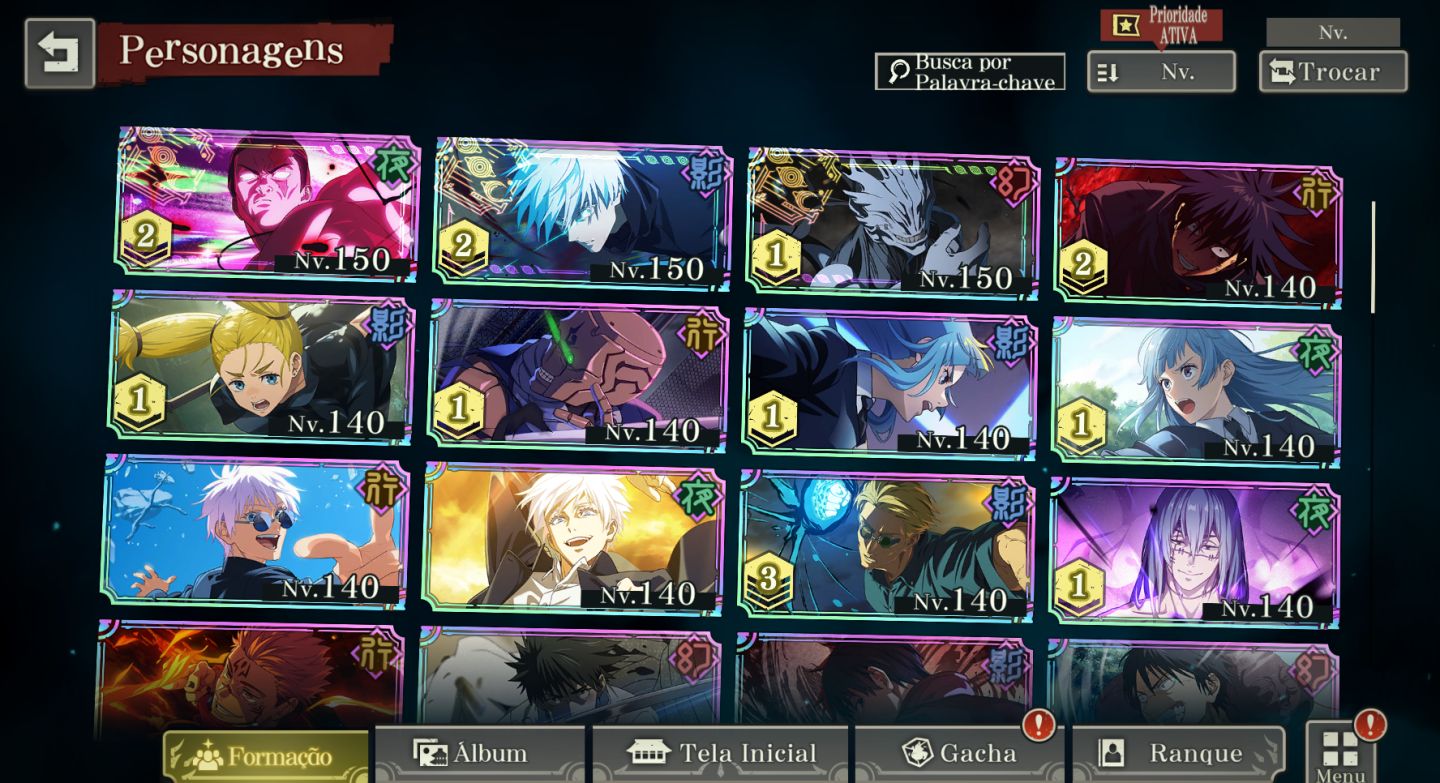 [ENDGAME] JJK Phantom Parade | TWHKMO | 42k+ Gems | 155+ Pulls/Tickets