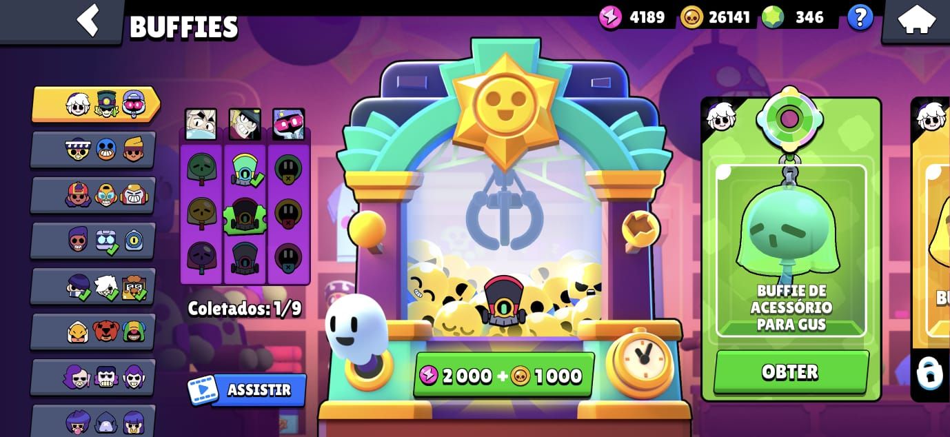 CONTA BRAWL TODOS DISPONÍVEIS 45K+ TROFÉUS