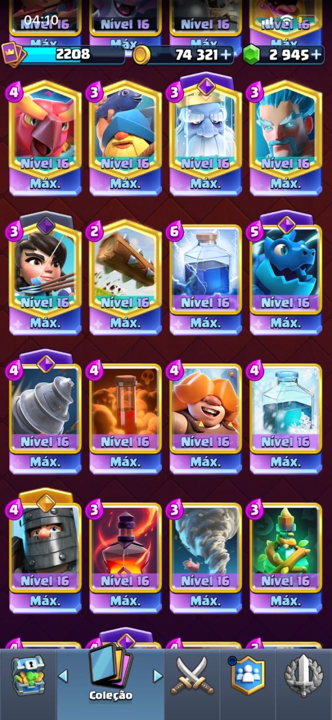 Conta Clash Royale Endgame - 8 anos