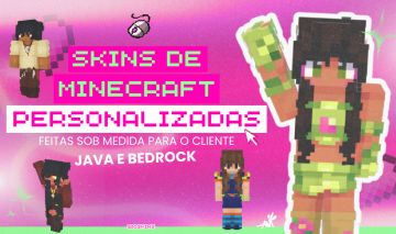 SKIN DE MINECRAFT PERSONALIZADA DO SEU JEITO | JAVA E BEDROCK