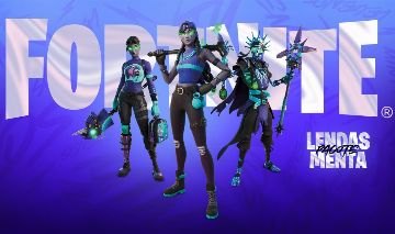PACOTE MINTY LEGENDS PACK/LENDAS MENTA FORTNITE + 1000 vbucks - GLOBAL SEM VPN