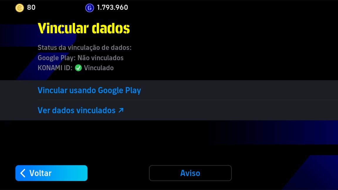 Conta Ger 3202 conta somente Konami id