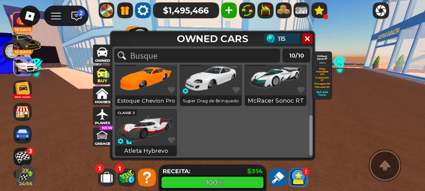 Conta custo benefício de Blue lock rivals