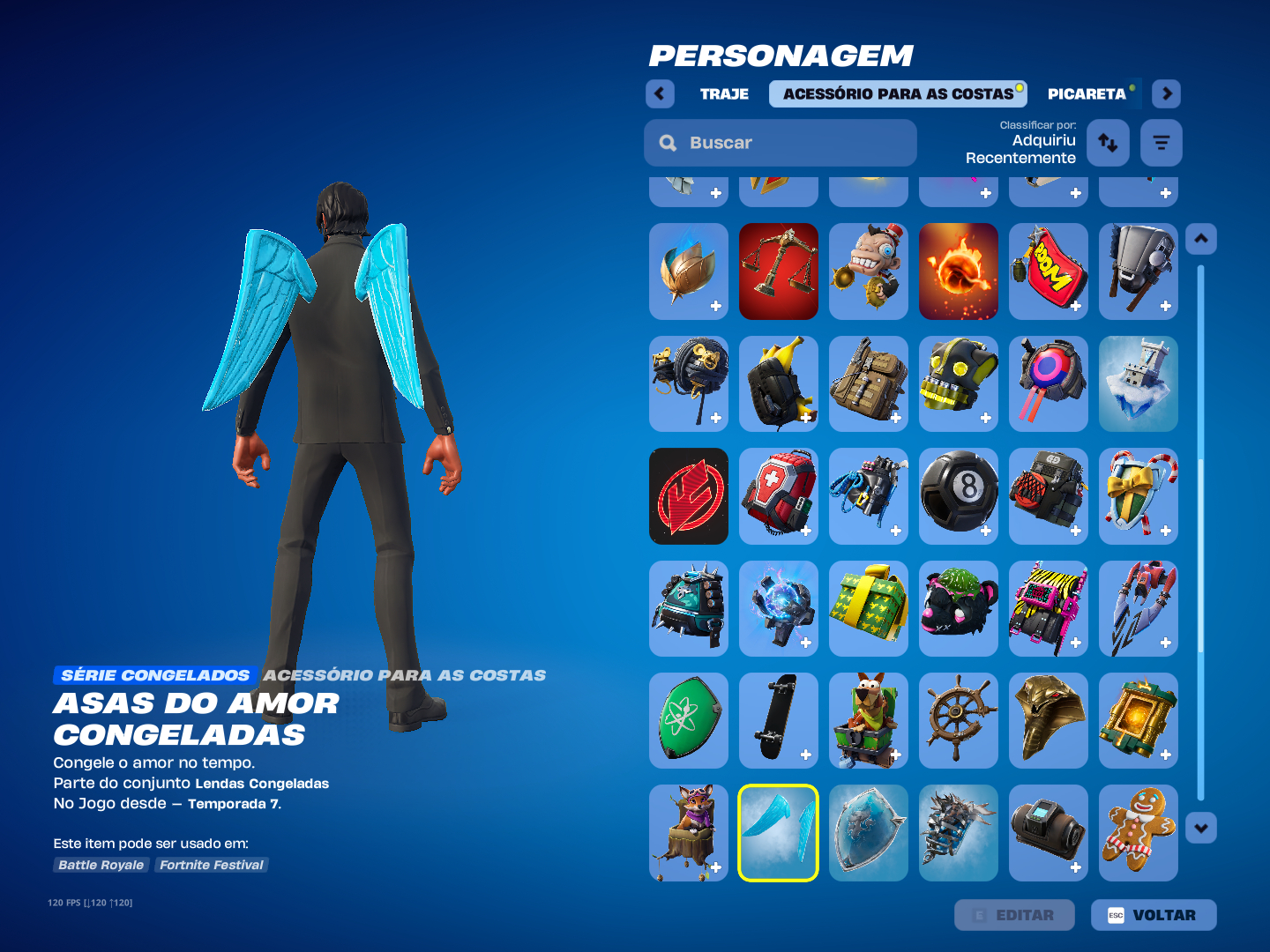 Conta S3 e algumas skins e temporadas