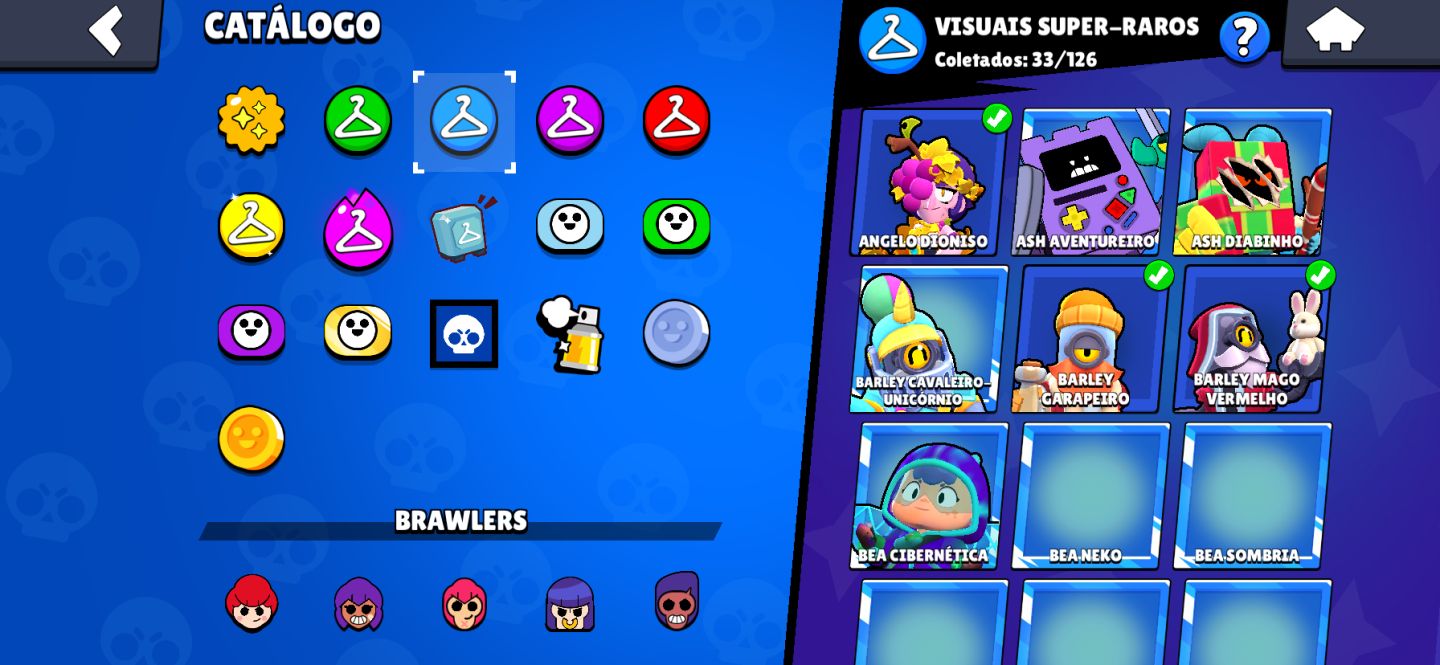Conta Brawl Star Iniciante (DADOS ALTERAVEIS)