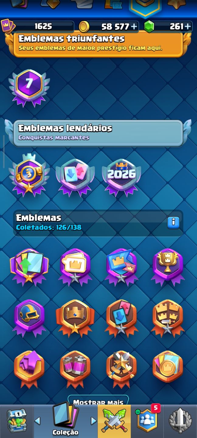 Conta Clash Royale +14000 troféus