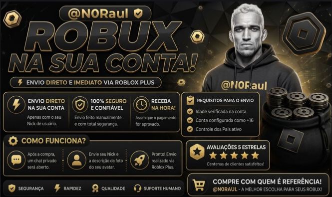 ROBUX VIA ROBLOX PLUS | MENOR PREÇO DO SITE | ENTREGO NA HORA |