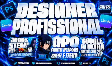 DESIGNER PROFISSIONAL ! (THUMBNAIL, LOGO, BANNERS, ANUNCIOS,)