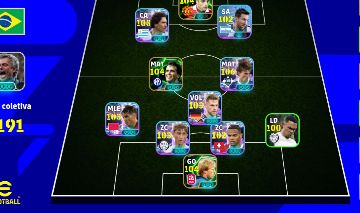 Conta eFootball 3190+ Cheio de Épicos Brabos do Momento