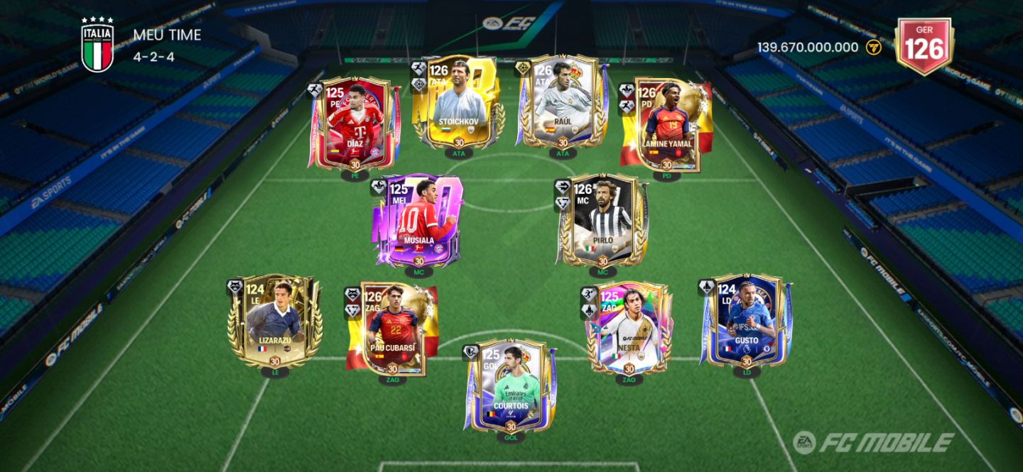 [PROMOÇÃO 5% OFF] FC MOBILE/ FIFA MOBILE GER 126 COM YAMAL GER 126 VIA EA