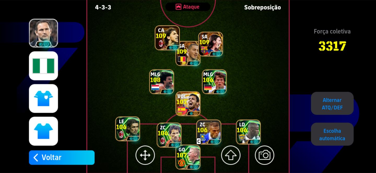 Conta Efootball 3320+/full meta/valor abaixo,pra logo