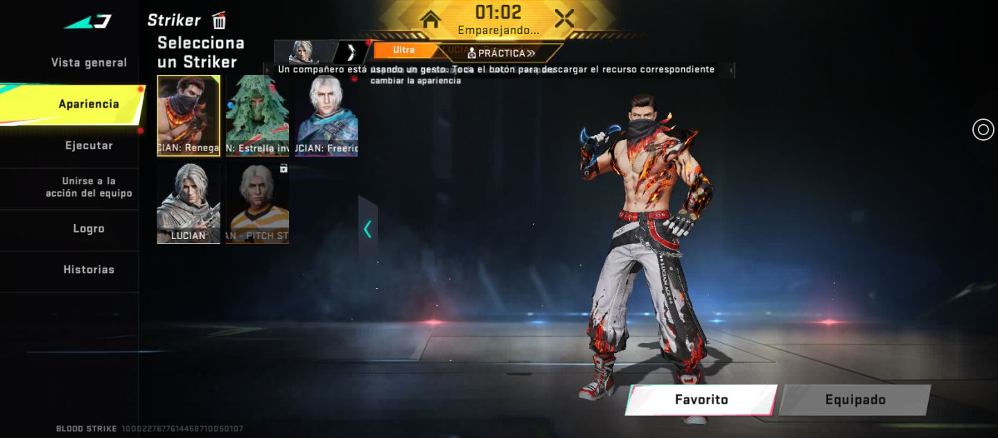 Conta de Blood striker Skin alondra