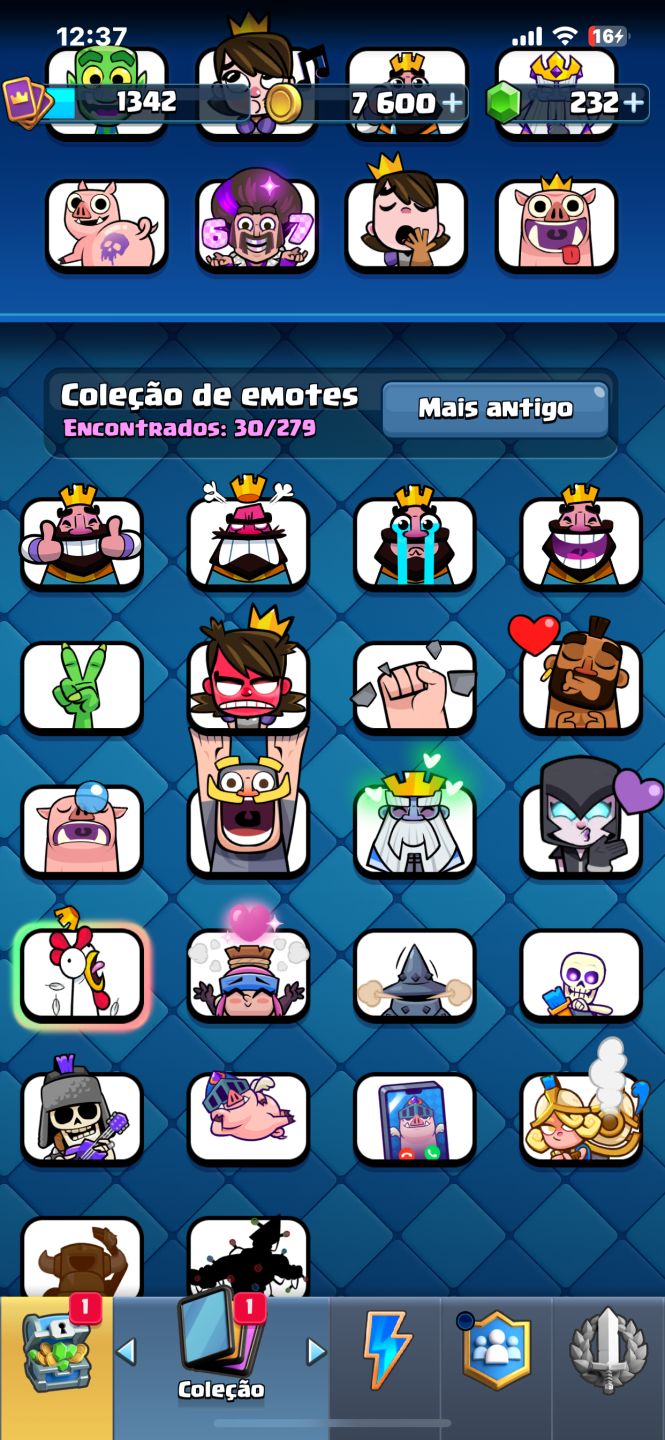Conta Clash Royale básica