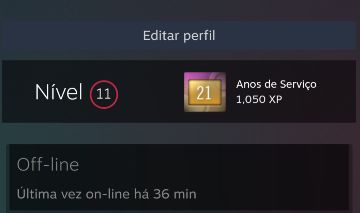 Conta steam com 6 digitos (21 anos de conta)