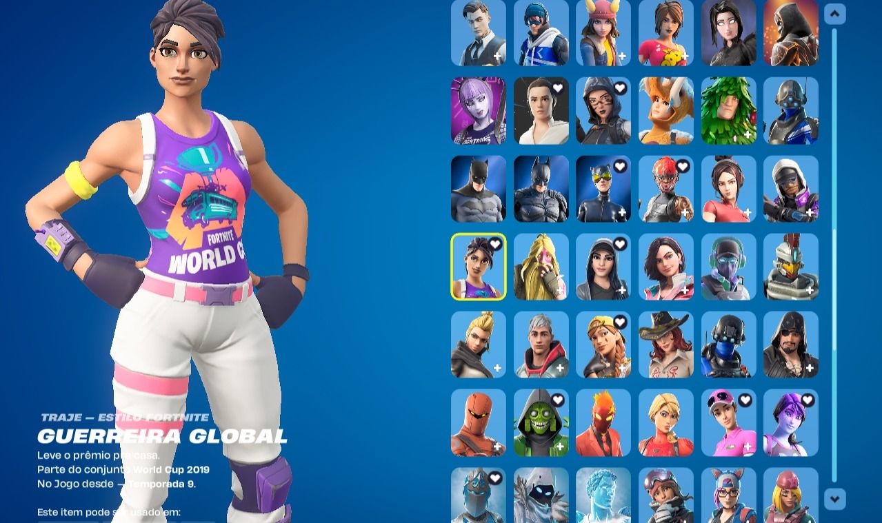 Conta Fortnite desde Capitulo 1 Season 4, 166 skins, 130 picaretas