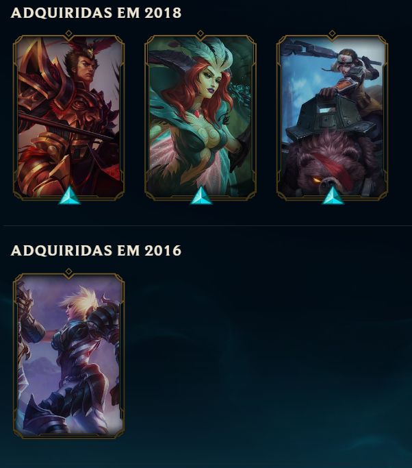 Conta lol de 2012 com muita coisa rara! Full dados de criação.