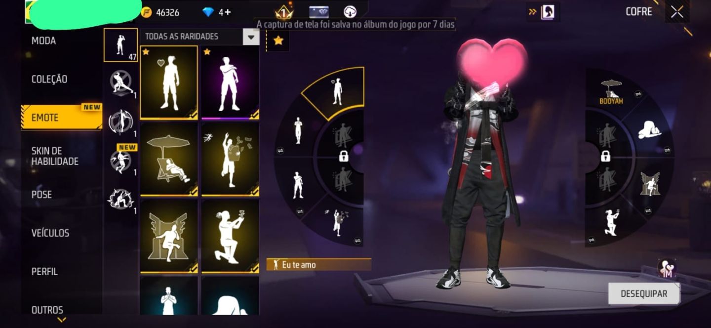 CONTA DE FREE FIRE LEVEL 68, 3 TOP CRIMINAL, PUNHO, EVOLUTIVA, MANOMAX, DRAGAO
