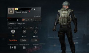 Conta de arena Breakout mobile. Nivel 25 de conta, 9,4 m de armazenamento.