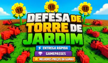 DEFESA DE TORRE JARDIM GARDEN TOWER DEFENSE ARMAS CAIXA XP VIP LOJA GIFT GP PETS